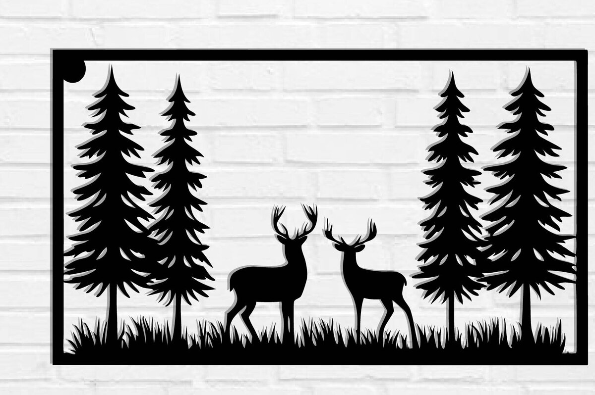 Intra απο ξύλο plywood 3mm-4mm πάχος Χριστουγεννιάτικα κοπής με λέιζερ μεταλλικών τοίχων Δίασταση 40x40 cm INTRAFABR-110588084