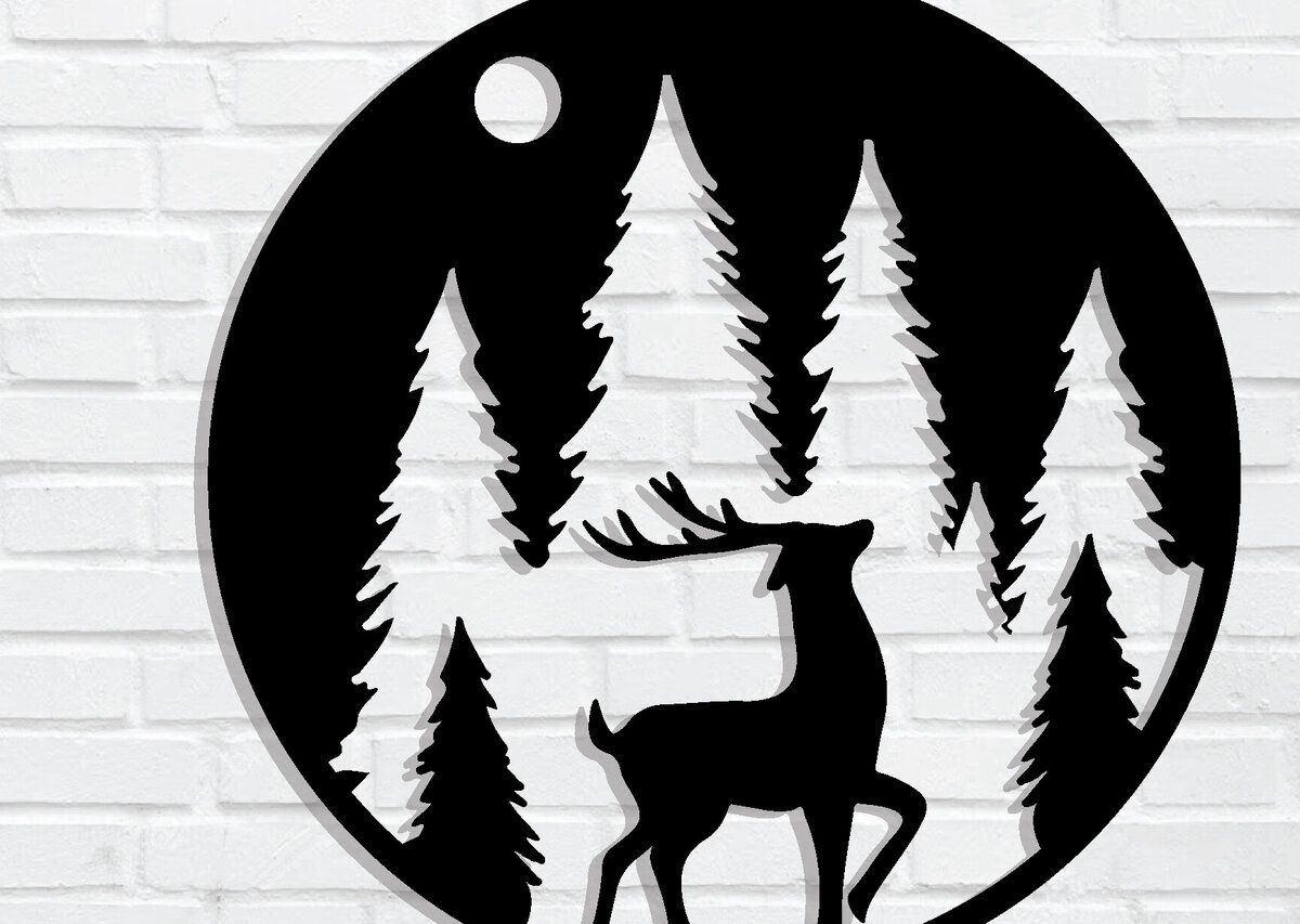 Intra απο ξύλο plywood 3mm-4mm πάχος Χριστουγεννιάτικα κοπής με λέιζερ μεταλλικών τοίχων Δίασταση 40x40 cm INTRAFABR-80252267