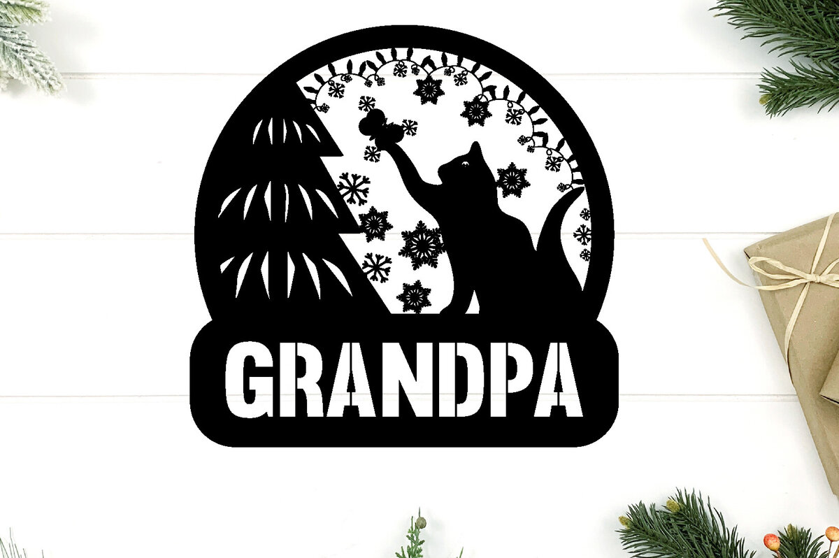 Intra απο ξύλο plywood 3mm-4mm πάχος Χριστουγεννιάτικη Μεταλλική Διακόσμηση Τοίχων Τέχνης Δίασταση 40x40 cm INTRAFABR-83473354