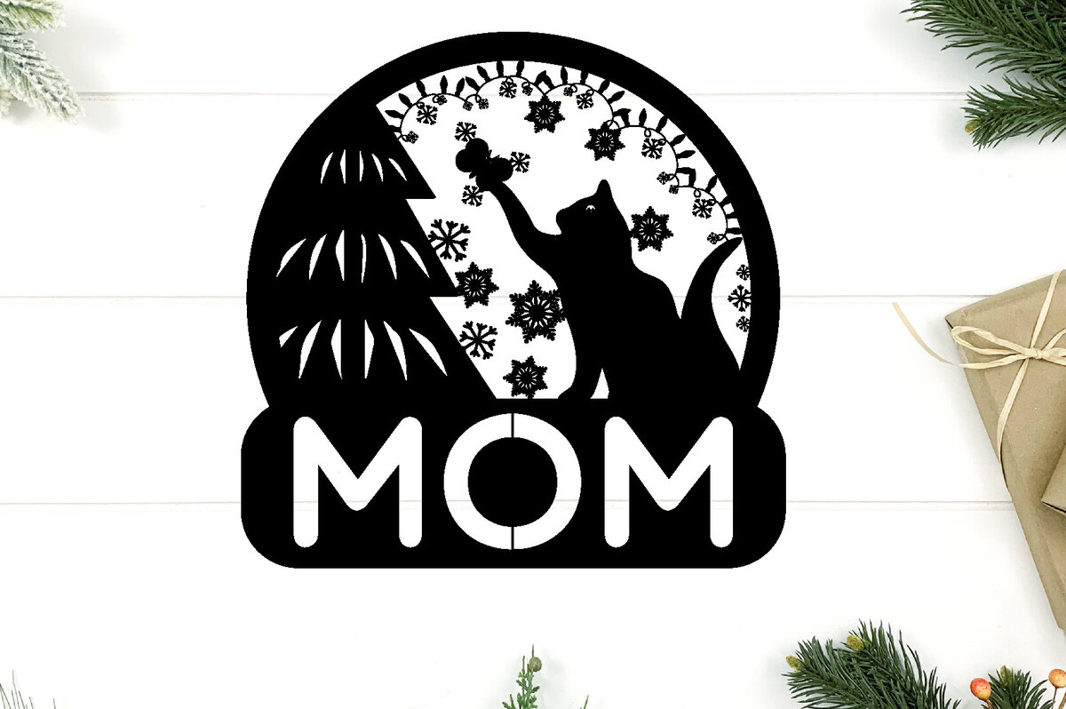 Intra απο ξύλο plywood 3mm-4mm πάχος Χριστουγεννιάτικη Μεταλλική Διακόσμηση Τοίχων Τέχνης Δίασταση 40x40 cm INTRAFABR-83474006