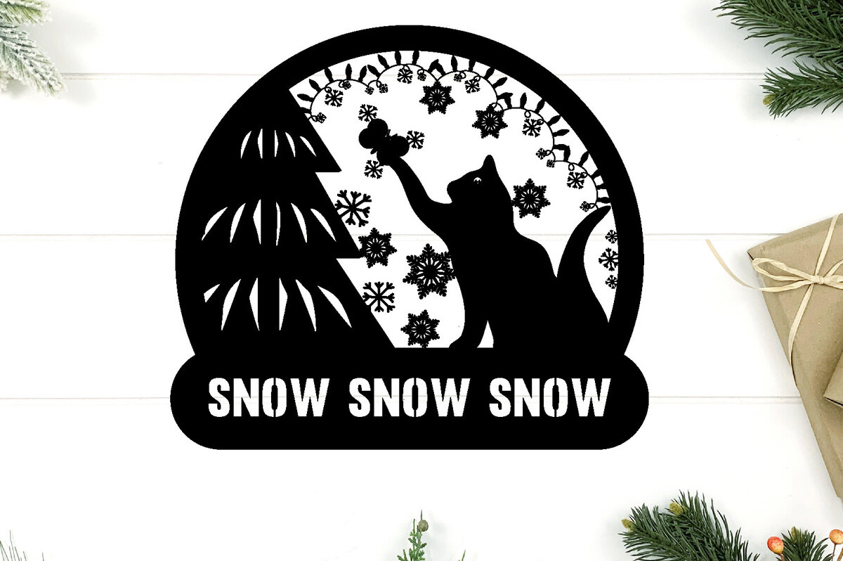 Intra απο ξύλο plywood 3mm-4mm πάχος Χριστουγεννιάτικη Μεταλλική Διακόσμηση Τοίχων Τέχνης Δίασταση 40x40 cm INTRAFABR-80875463