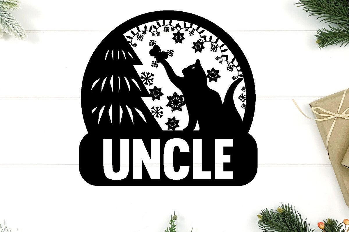 Intra απο ξύλο plywood 3mm-4mm πάχος Χριστουγεννιάτικη Μεταλλική Διακόσμηση Τοίχων Τέχνης Δίασταση 40x40 cm INTRAFABR-80875604