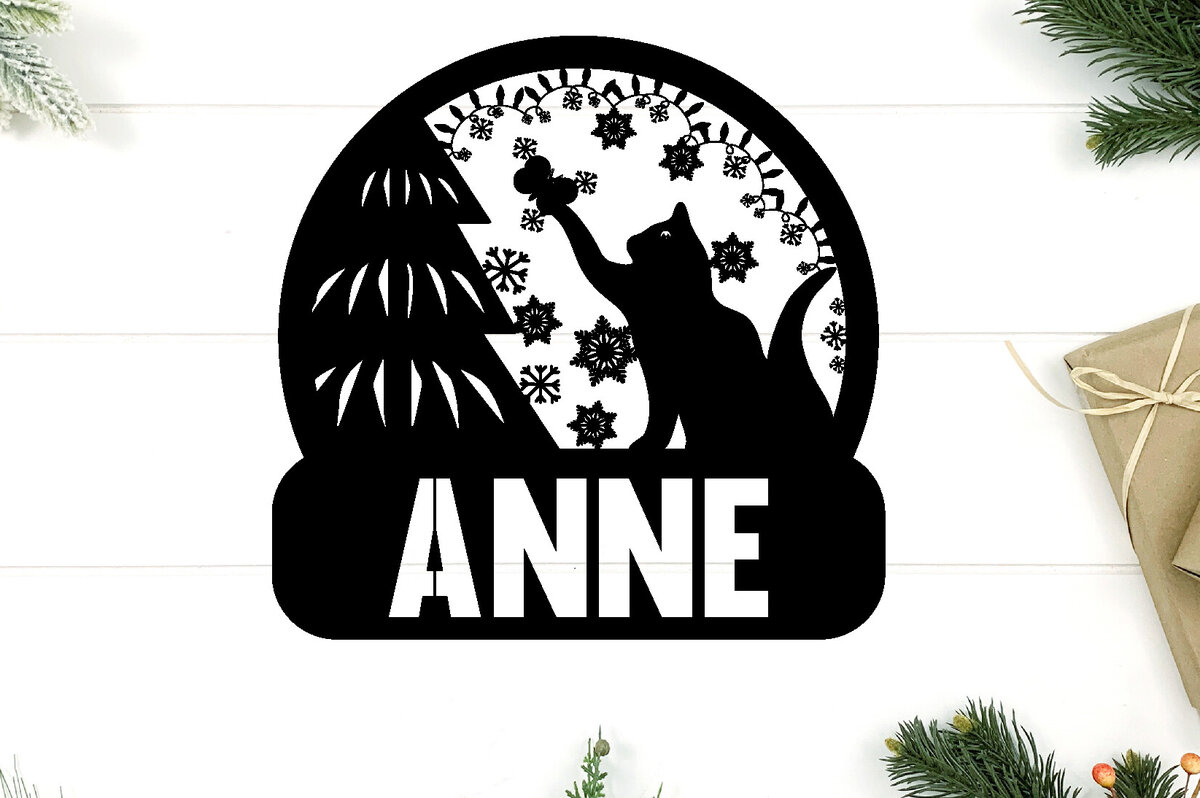 Intra απο ξύλο plywood 3mm-4mm πάχος Χριστουγεννιάτικη Μεταλλική Διακόσμηση Τοίχων Τέχνης Δίασταση 40x40 cm INTRAFABR-81924149