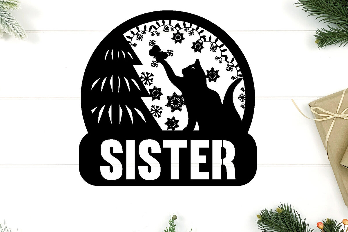 Intra απο ξύλο plywood 3mm-4mm πάχος Χριστουγεννιάτικη Μεταλλική Διακόσμηση Τοίχων Τέχνης Δίασταση 40x40 cm INTRAFABR-81924351