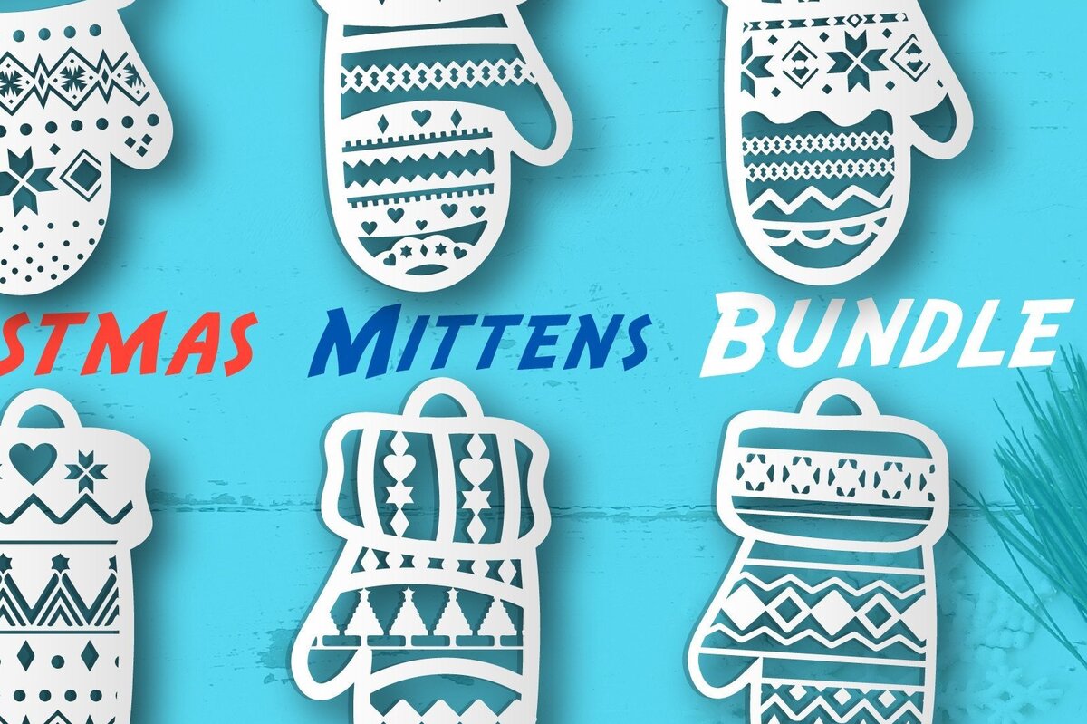 Intra απο ξύλο plywood 3mm-4mm πάχος Χριστουγεννιάτικων Γαντιών Χαρτί/λέιζερ Δίασταση 40x40 cm INTRAFABR-33559226