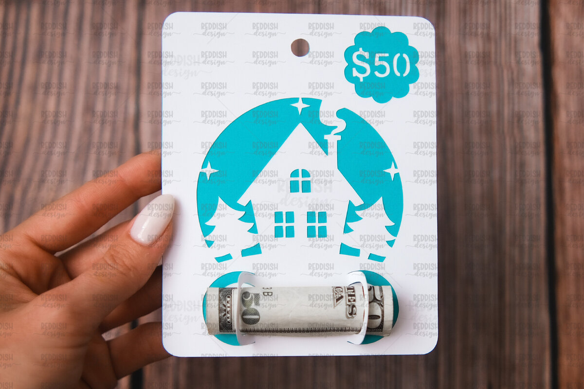 Σετ των 3 Intra απο ξύλο plywood 3mm-4mm πάχος Θήκη για Χριστουγεννιάτικες κάρτες Δίασταση 4x5 cm INTRAFABR-107962875