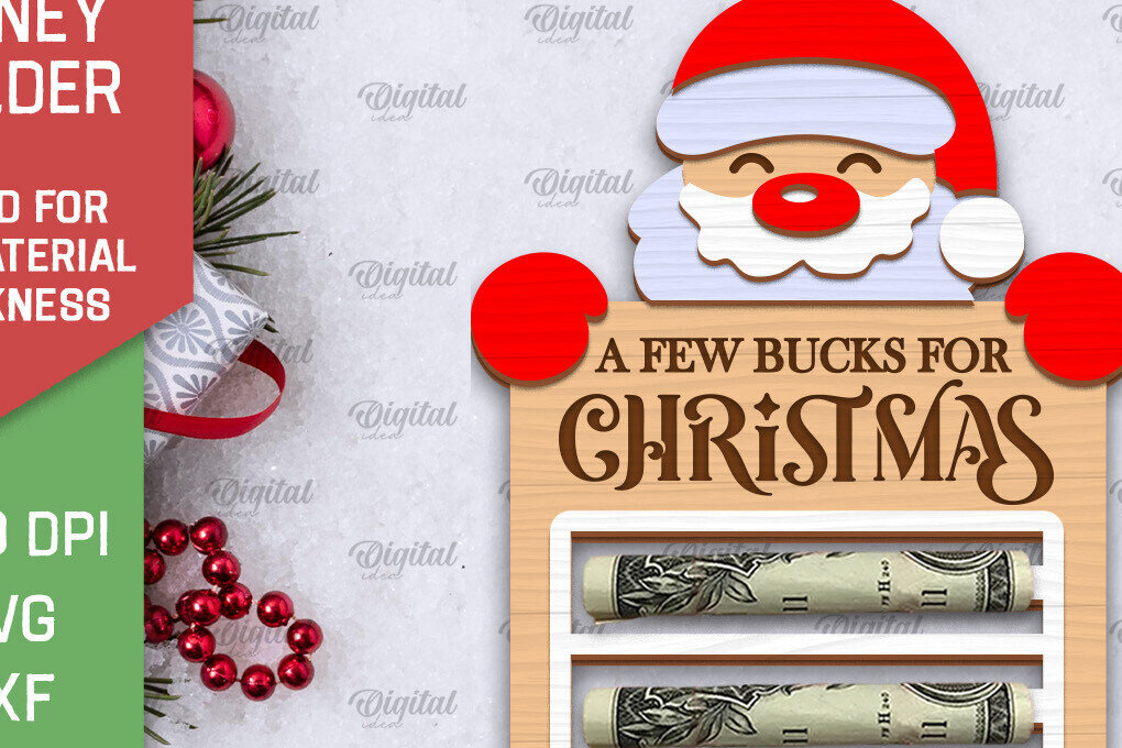 Σετ των 2 Intra απο ξύλο plywood 3mm-4mm πάχος Σχέδιο κοπής με λέιζερ κάρτα Χριστουγέννων Δίασταση 15x15 cm INTRAFABR-102836075