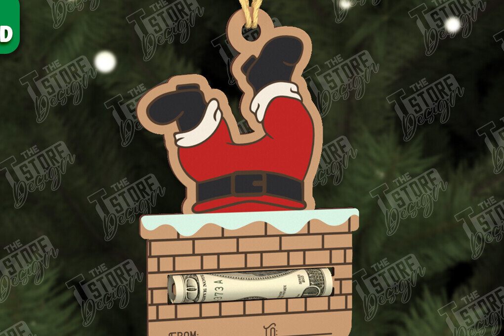 Σετ των 3 Intra απο ξύλο plywood 3mm-4mm πάχος Κάτοχος Χριστουγέννων | Δώρο διακοπών Δίασταση 15x15 cm INTRAFABR-107105137