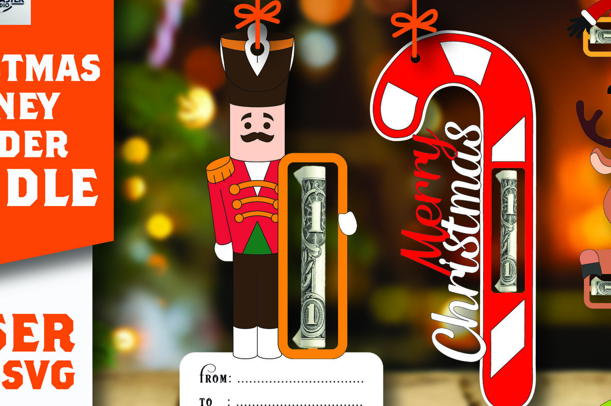 Σετ των 2 Intra απο ξύλο plywood 3mm-4mm πάχος Δέσμη κοπής με λέιζερ Holder Χριστουγέννων Δίασταση 15x15 cm INTRAFABR-108866664