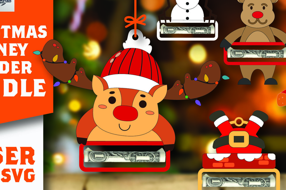 Σετ των 3 Intra απο ξύλο plywood 3mm-4mm πάχος Δέσμη κοπής με λέιζερ Holder Χριστουγέννων Δίασταση 15x15 cm INTRAFABR-108867334