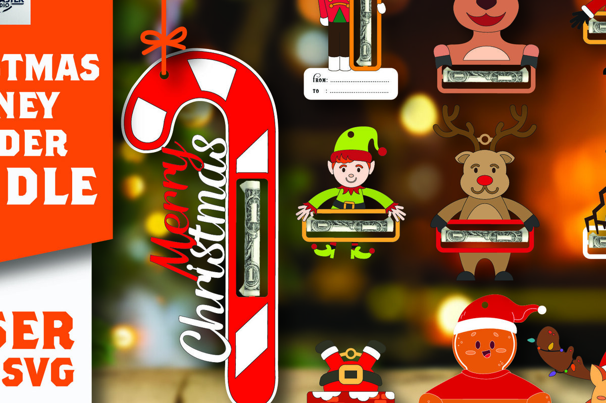 Σετ των 2 Intra απο ξύλο plywood 3mm-4mm πάχος Δέσμη κοπής με λέιζερ Holder Χριστουγέννων Δίασταση 15x15 cm INTRAFABR-108867387