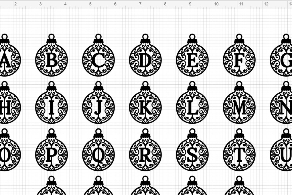 Intra απο ξύλο plywood 3mm-4mm πάχος Χριστουγεννιάτικα μονογράμματα για Δίασταση 3400x3400 cm INTRAFABR-82424774