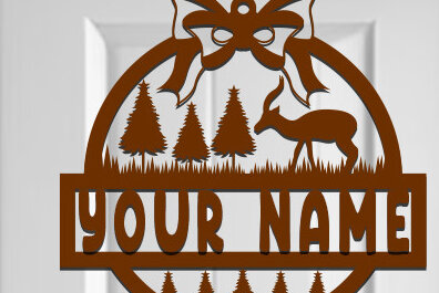 Σετ των 3 Intra απο ξύλο plywood 3mm-4mm πάχος Χριστουγεννιάτικη πινακίδα ονόματος Δίασταση 15x15 cm INTRAFABR-74081628