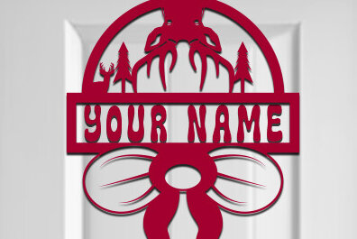 Σετ των 2 Intra απο ξύλο plywood 3mm-4mm πάχος Χριστουγεννιάτικη πινακίδα ονόματος Δίασταση 15x15 cm INTRAFABR-74097665