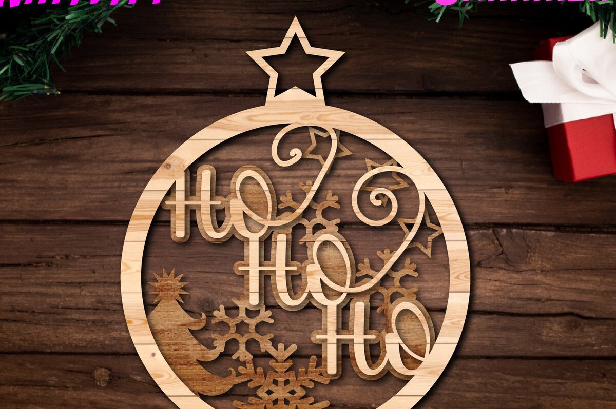 Σετ των 3 Intra απο ξύλο plywood 3mm-4mm πάχος Χριστουγεννιάτικο στολίδι της Γέννησης Δίασταση 8x8 cm INTRAFABR-46623490