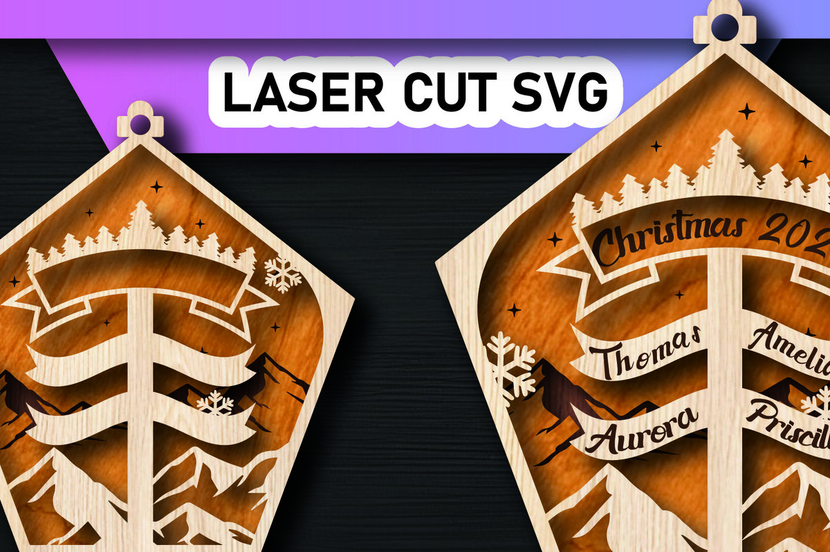 Σετ των 3 Intra απο ξύλο plywood 3mm-4mm πάχος Χριστουγεννιάτικο Οικογενειακό Στολίδι Βόρειου Πόλου Δίασταση 8x8 cm INTRAFABR-105339417