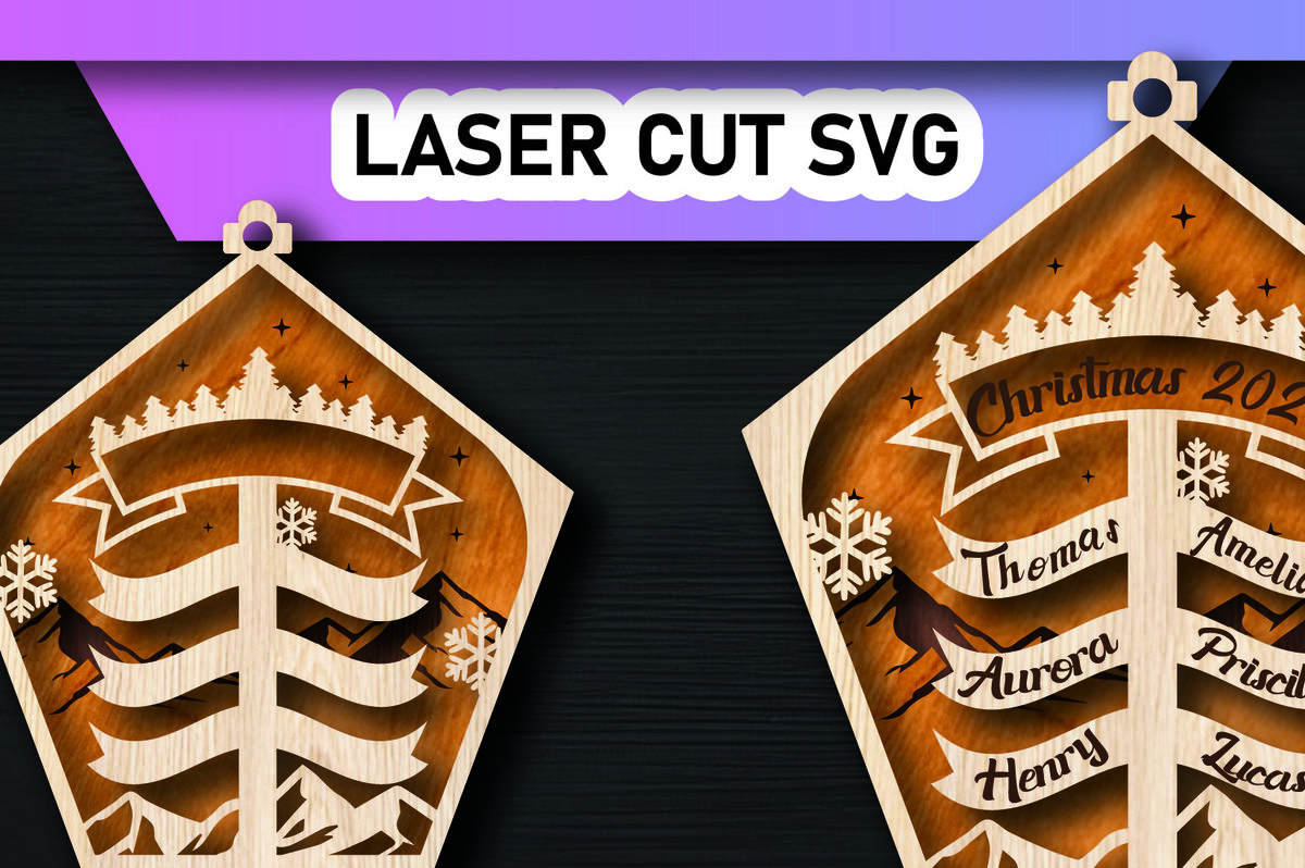 Σετ των 3 Intra απο ξύλο plywood 3mm-4mm πάχος Χριστουγεννιάτικο Οικογενειακό Στολίδι Βόρειου Πόλου Δίασταση 8x8 cm INTRAFABR-105339511