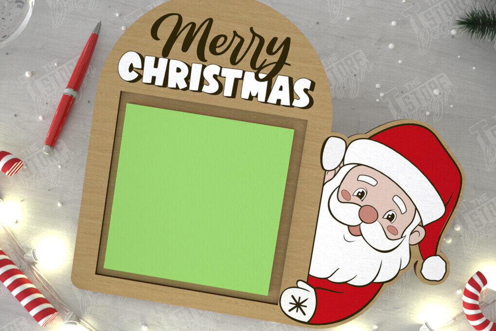 Σετ των 2 Intra απο ξύλο plywood 3mm-4mm πάχος Θήκη χριστουγεννιάτικου σημειωματάριου | Κάτοχος σημειώσεων Δίασταση 15x15 cm INTRAFABR-109288449