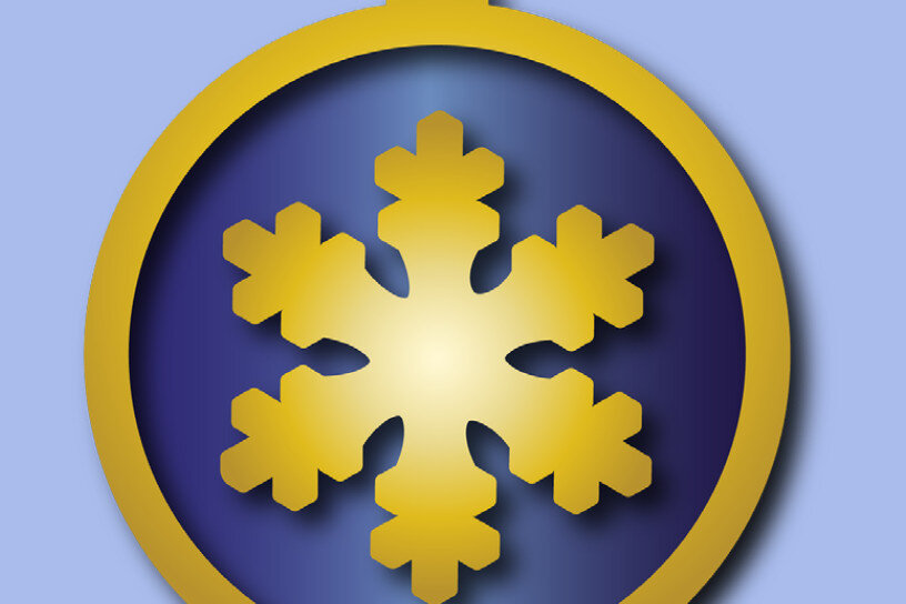 Σετ των 3 Intra απο ξύλο plywood 3mm-4mm πάχος Χριστουγεννιάτικο στολίδι Δίασταση 8x8 cm INTRAFABR-19890345