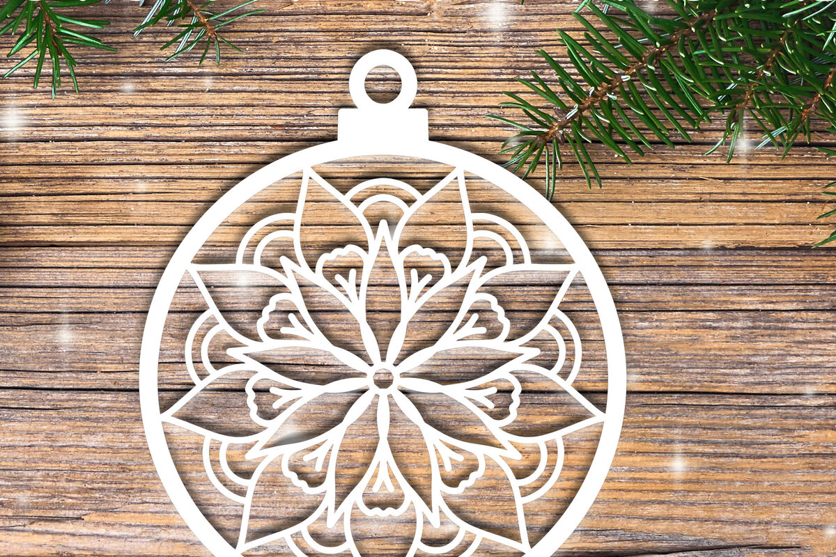 Σετ των 3 Intra απο ξύλο plywood 3mm-4mm πάχος Κοπής Χριστουγεννιάτικου Στολίδι V5 Δίασταση 8x8 cm INTRAFABR-19848522