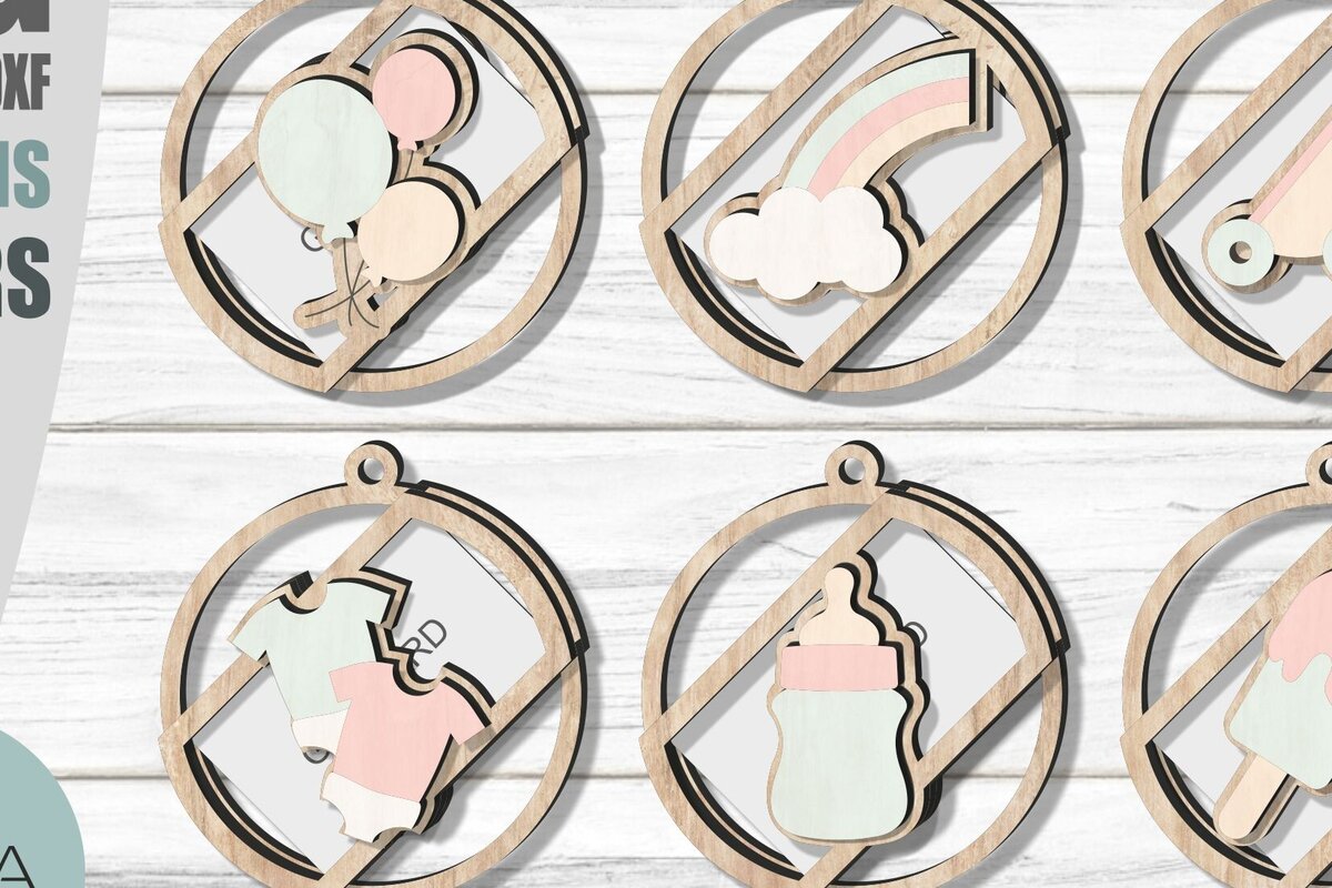 Intra απο ξύλο plywood 3mm-4mm πάχος Χριστουγεννιάτικο Στολίδι Δωροκάρτα Δίασταση 54x54 cm INTRAFABR-78556807