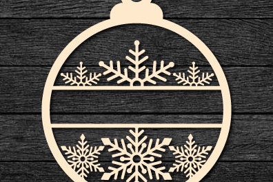 Σετ των 3 Intra απο ξύλο plywood 3mm-4mm πάχος Χριστουγεννιάτικο στολίδι Δίασταση 8x8 cm INTRAFABR-105803417