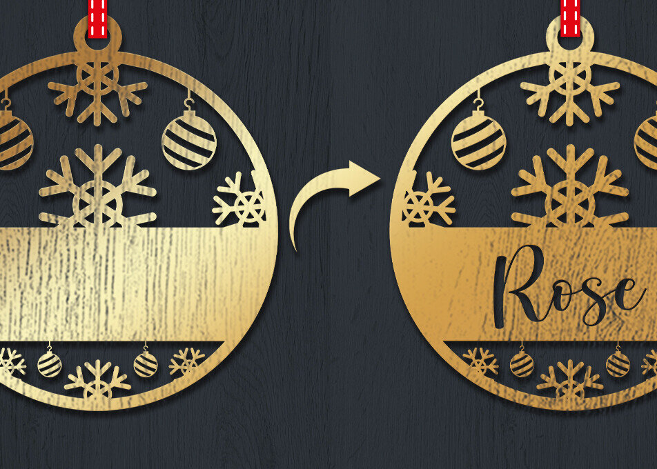 Σετ των 3 Intra απο ξύλο plywood 3mm-4mm πάχος Χριστουγεννιάτικο Στολίδι 3d Δίασταση 8x8 cm INTRAFABR-83328706