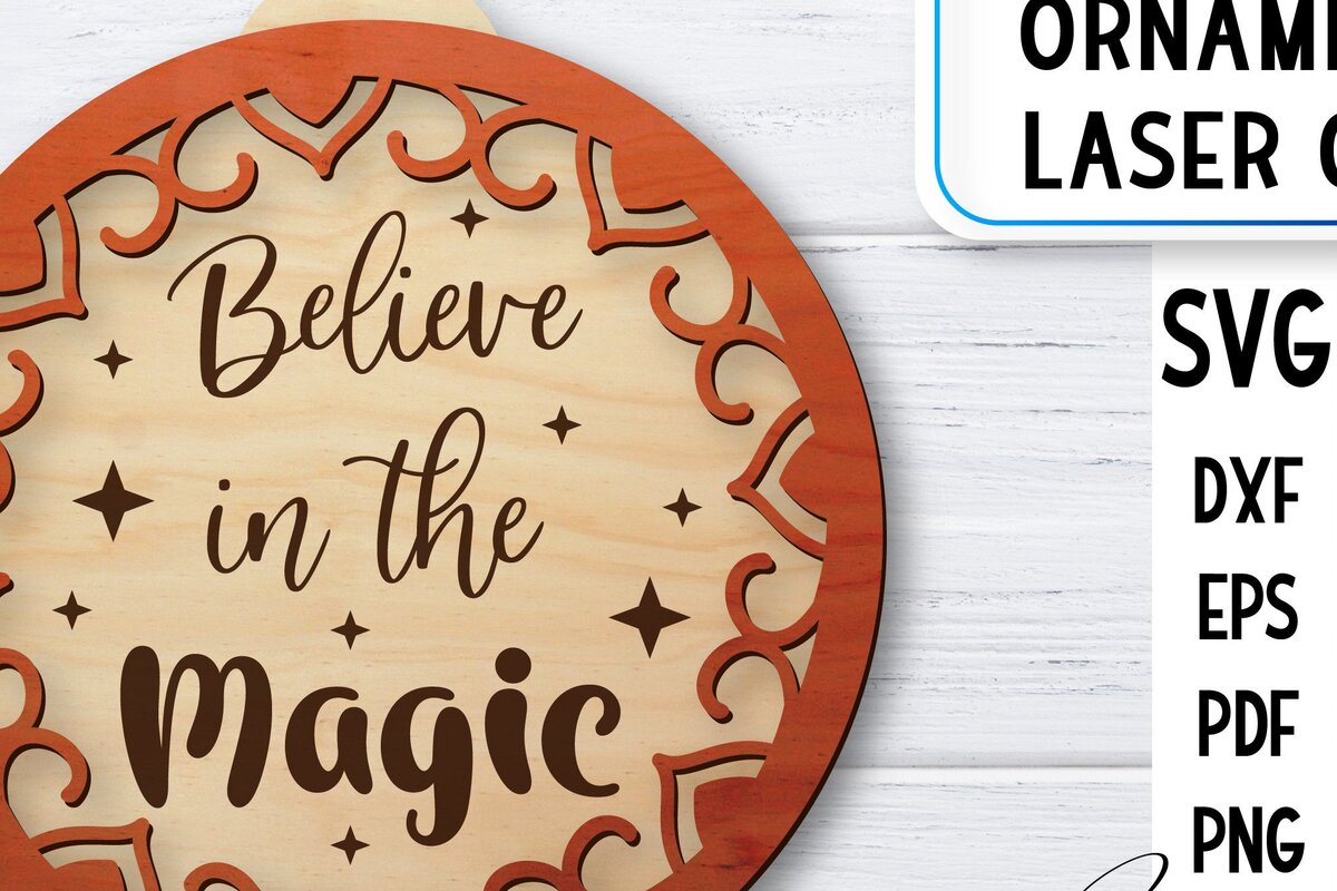 Σετ των 3 Intra απο ξύλο plywood 3mm-4mm πάχος Χριστουγεννιάτικο Στολίδι | Δίασταση 8x8 cm INTRAFABR-36577271