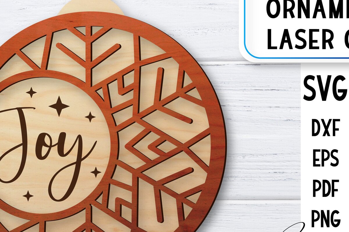 Σετ των 3 Intra απο ξύλο plywood 3mm-4mm πάχος Χριστουγεννιάτικο Στολίδι | Δίασταση 8x8 cm INTRAFABR-36577297