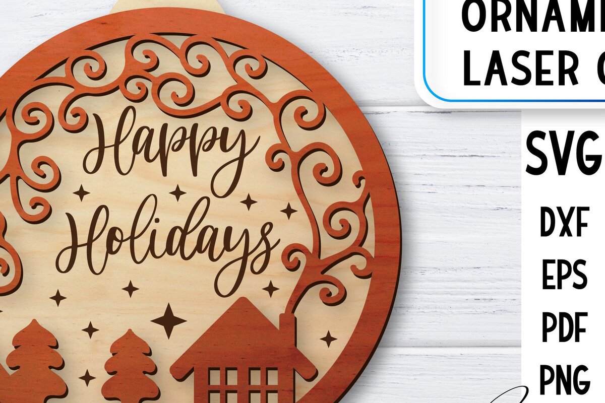 Σετ των 3 Intra απο ξύλο plywood 3mm-4mm πάχος Χριστουγεννιάτικο Στολίδι | Δίασταση 8x8 cm INTRAFABR-36577400