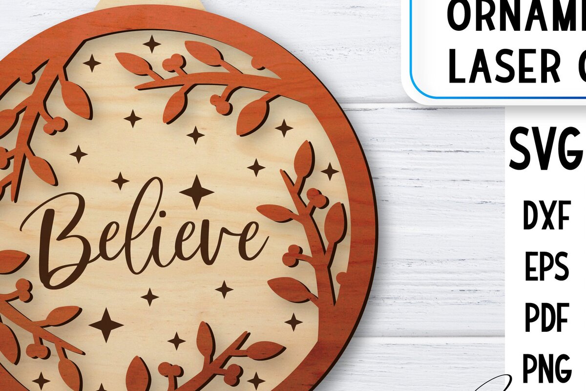 Σετ των 3 Intra απο ξύλο plywood 3mm-4mm πάχος Χριστουγεννιάτικο Στολίδι | Δίασταση 8x8 cm INTRAFABR-36577494