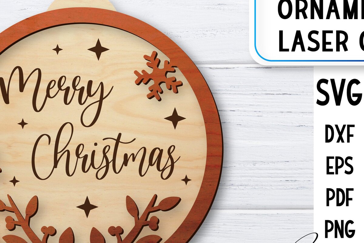 Σετ των 3 Intra απο ξύλο plywood 3mm-4mm πάχος Χριστουγεννιάτικο Στολίδι | Δίασταση 8x8 cm INTRAFABR-36577071