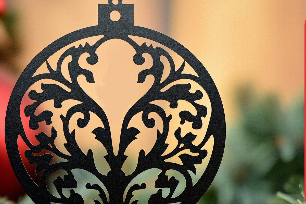 Σετ των 3 Intra απο ξύλο plywood 3mm-4mm πάχος Χριστουγεννιάτικο στολίδι Δίασταση 8x8 cm INTRAFABR-105343040