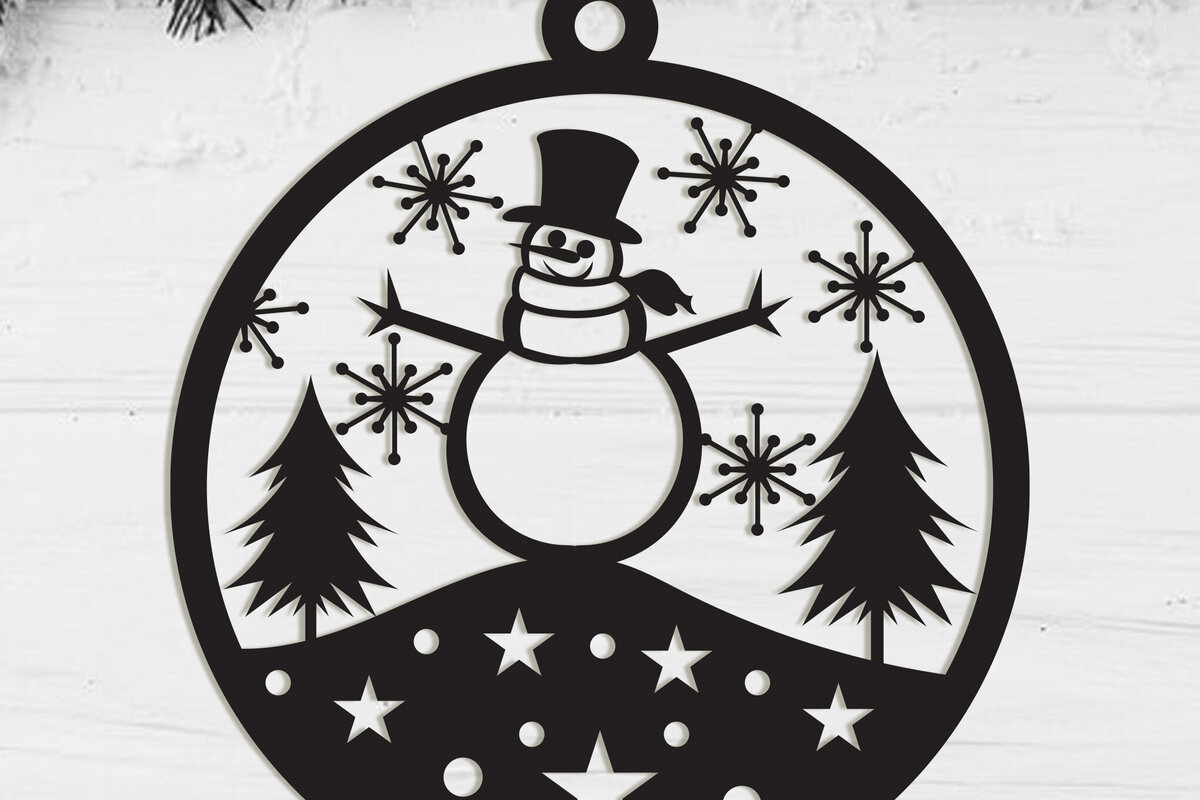 Σετ των 3 Intra απο ξύλο plywood 3mm-4mm πάχος Χριστουγεννιάτικο Στολίδι Δίασταση 8x8 cm INTRAFABR-108652818