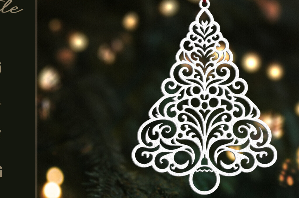 Σετ των 3 Intra απο ξύλο plywood 3mm-4mm πάχος Χριστουγεννιάτικο Στολίδι | | Δίασταση 8x8 cm INTRAFABR-109600284