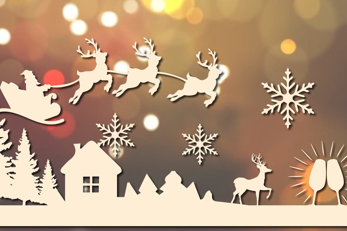 Σετ των 3 Intra απο ξύλο plywood 3mm-4mm πάχος Χριστουγεννιάτικο Στολίδι Χαρτί κοπής Craft Δίασταση 8x8 cm INTRAFABR-19923509