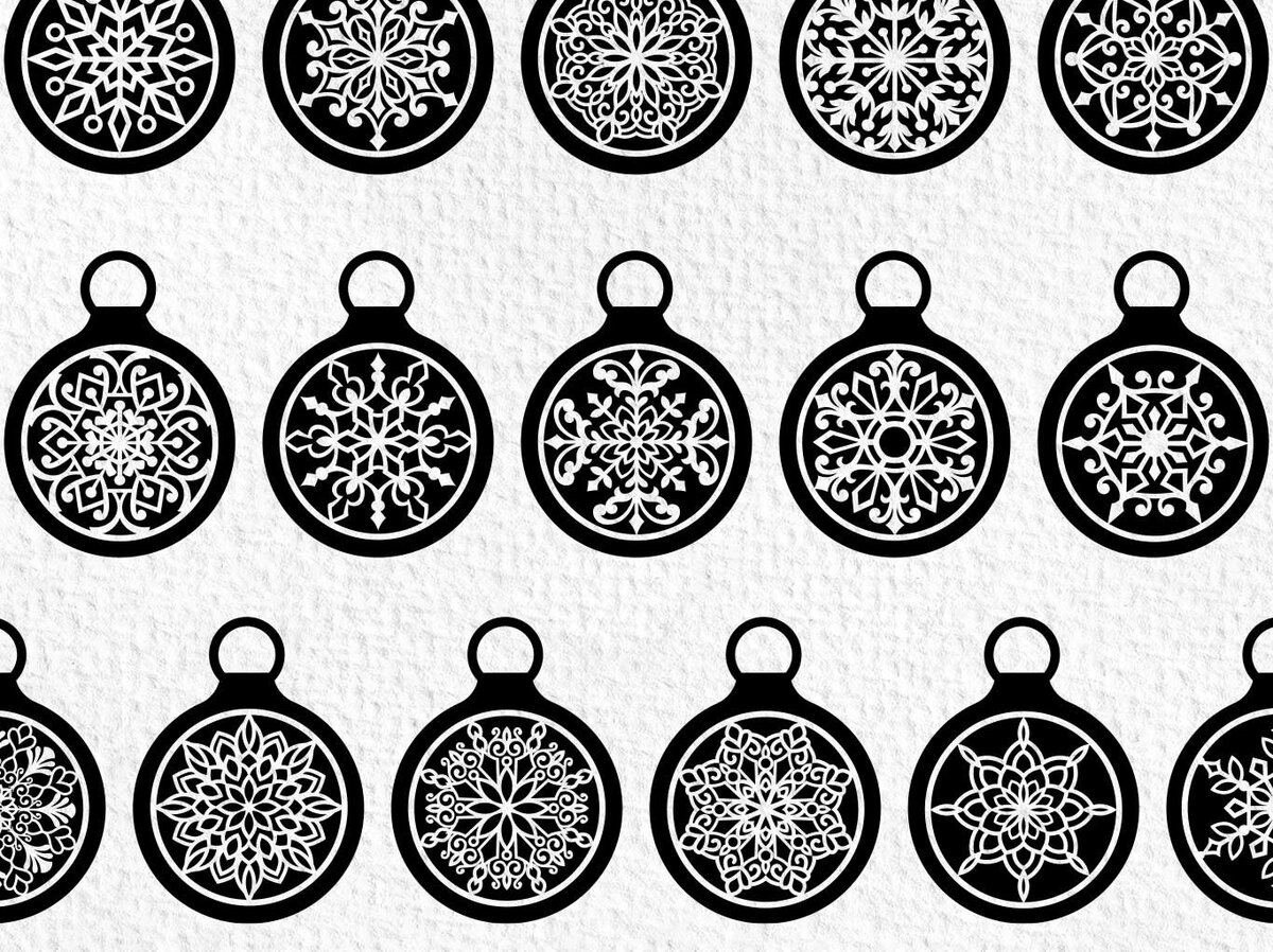 Σετ των 3 Intra απο ξύλο plywood 3mm-4mm πάχος Χριστουγεννιάτικο Στολίδι Snowflake Δίασταση 8x8 cm INTRAFABR-49737390