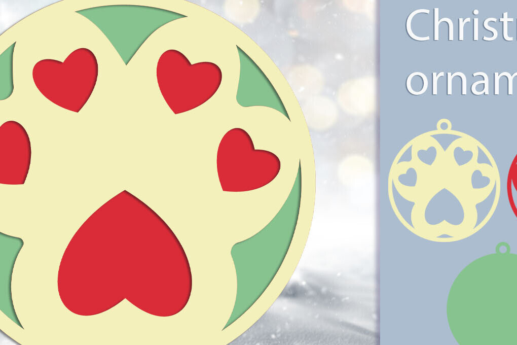 Σετ των 3 Intra απο ξύλο plywood 3mm-4mm πάχος Χριστουγεννιάτικο Στολίδι , 3d Layered Δίασταση 8x8 cm INTRAFABR-109676172