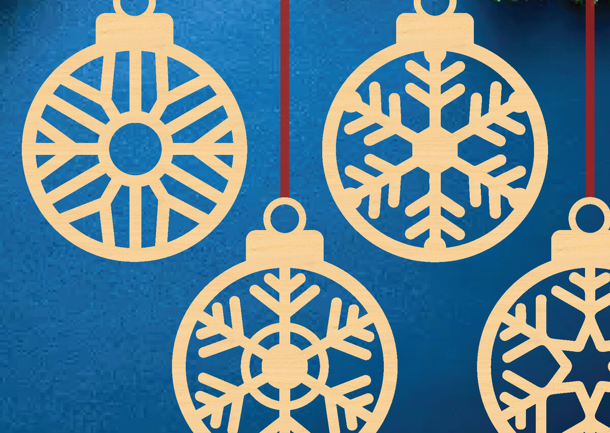 Σετ των 3 Intra απο ξύλο plywood 3mm-4mm πάχος ΧΡΙΣΤΟΥΓΕΝΝΙΑΤΙΚΑ ΣΤΟΛΙΔΙΑ κοπής με λέιζερ Δίασταση 8x8 cm INTRAFABR-74493760