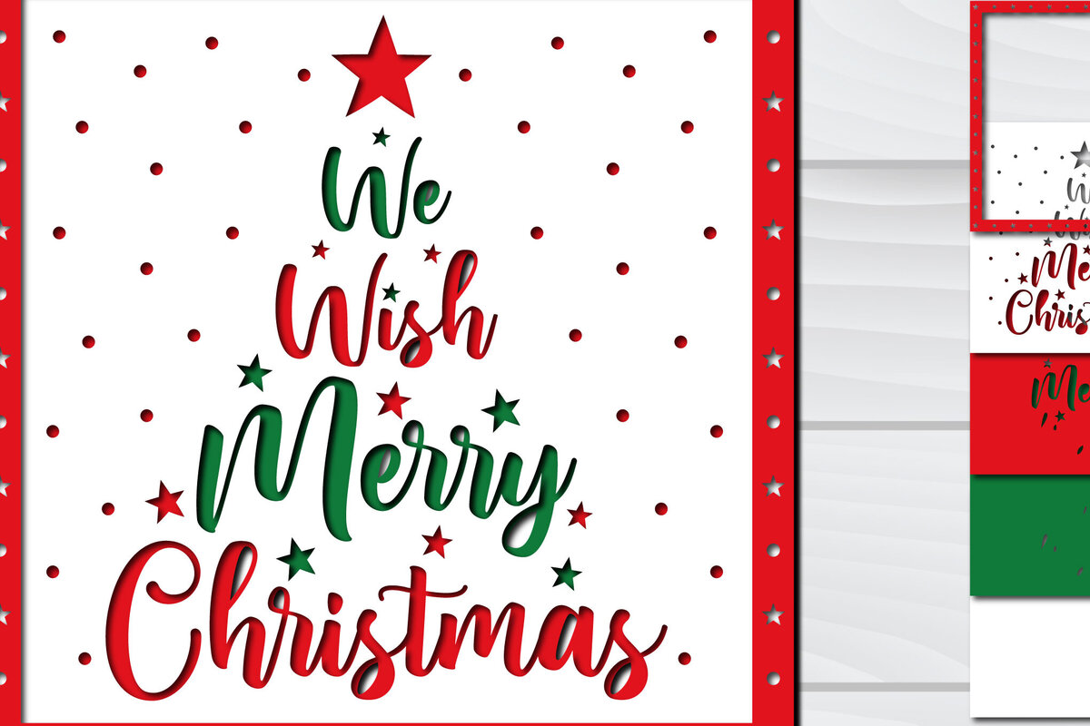 Σετ των 2 Intra απο ξύλο plywood 3mm-4mm πάχος Χριστουγεννιάτικο 3d Paper Cut Δίασταση 1500x1500 cm INTRAFABR-78793234