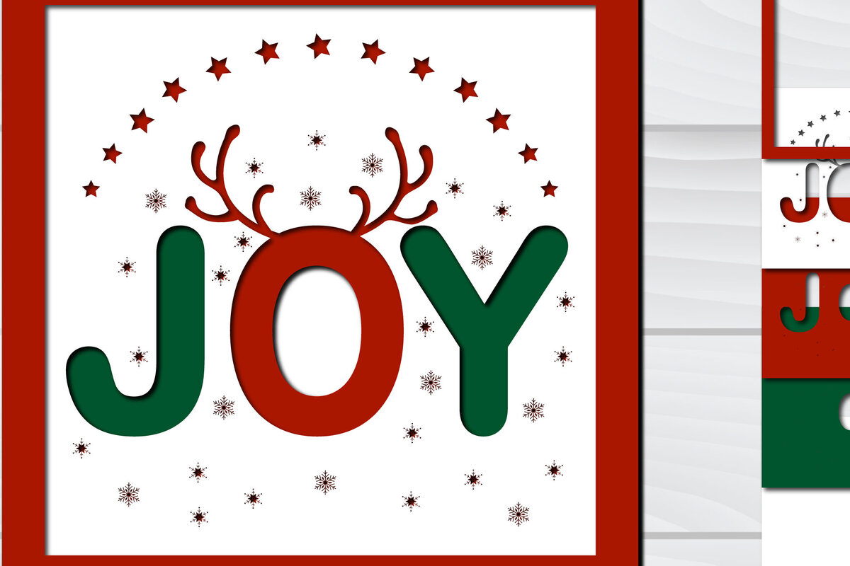 Σετ των 2 Intra απο ξύλο plywood 3mm-4mm πάχος Χριστουγεννιάτικο 3d Paper Cut Δίασταση 1500x1500 cm INTRAFABR-78793242