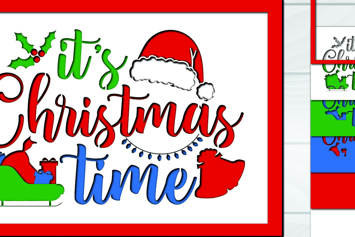 Σετ των 3 Intra απο ξύλο plywood 3mm-4mm πάχος Χριστουγεννιάτικο 3d Paper Cut Δίασταση 1500x1500 cm INTRAFABR-85497652