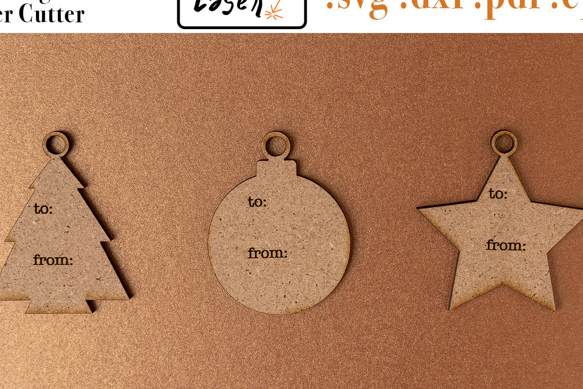 Intra απο ξύλο plywood 3mm-4mm πάχος Χριστουγεννιάτικες κάρτες δώρων για κόφτη λέιζερ Δίασταση 30x20 cm INTRAFABR-53397054