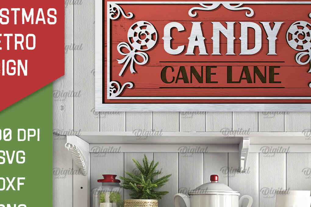 Σετ των 3 Intra απο ξύλο plywood 3mm-4mm πάχος Σχέδιο κοπής με λέιζερ Χριστουγεννιάτικο ρετρό σημάδι Δίασταση 15x15 cm INTRAFABR-105197541