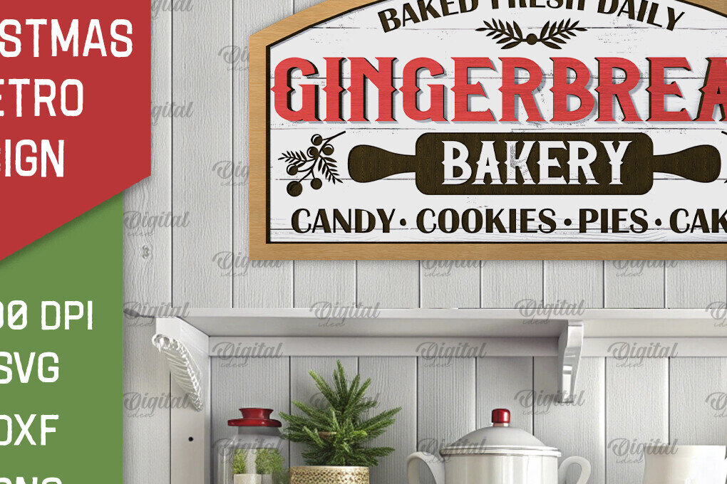 Σετ των 2 Intra απο ξύλο plywood 3mm-4mm πάχος Σχέδιο κοπής με λέιζερ Χριστουγεννιάτικο ρετρό σημάδι Δίασταση 15x15 cm INTRAFABR-105197372