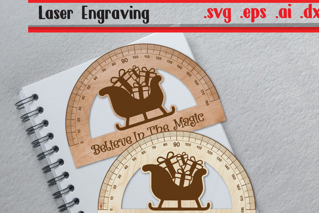 Intra απο ξύλο plywood 3mm-4mm πάχος Christmas Ruler Arch - Ruler Protactor Δίασταση 15x15 cm INTRAFABR-111716935