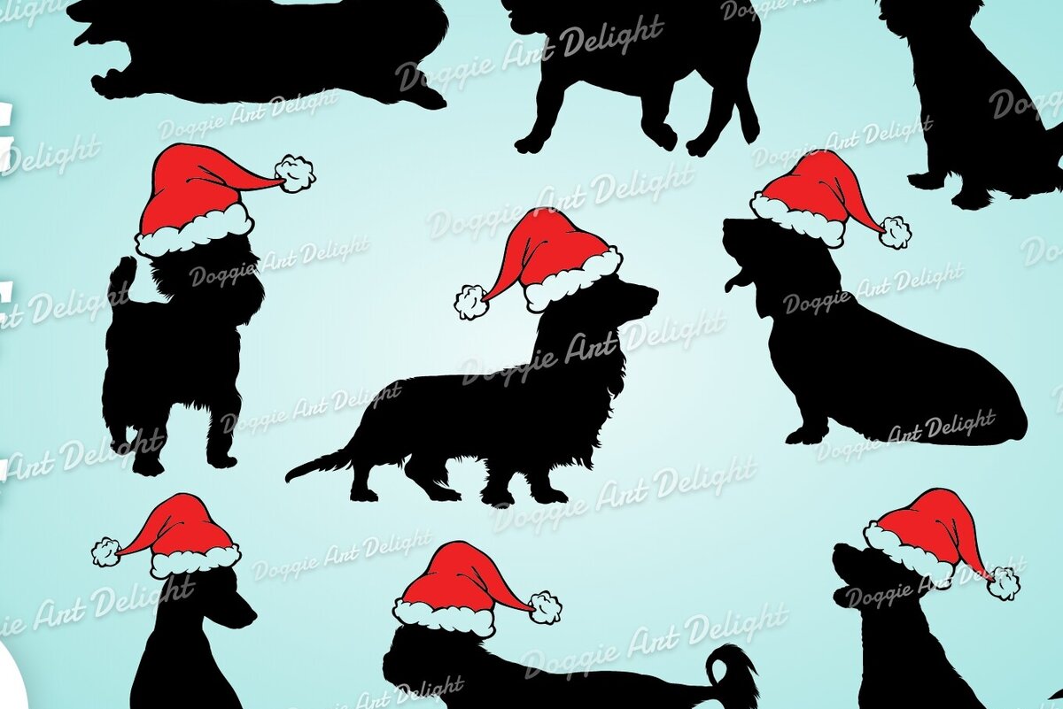 Σετ των 2 Intra απο ξύλο plywood 3mm-4mm πάχος Χριστουγεννιάτικο καπέλο σκύλου Cut Δίασταση 15x15 cm INTRAFABR-83147197