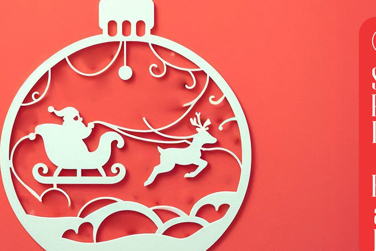 Σετ των 2 Intra απο ξύλο plywood 3mm-4mm πάχος Χριστουγεννιάτικο έλκηθρο Δίασταση 15x15 cm INTRAFABR-110899877