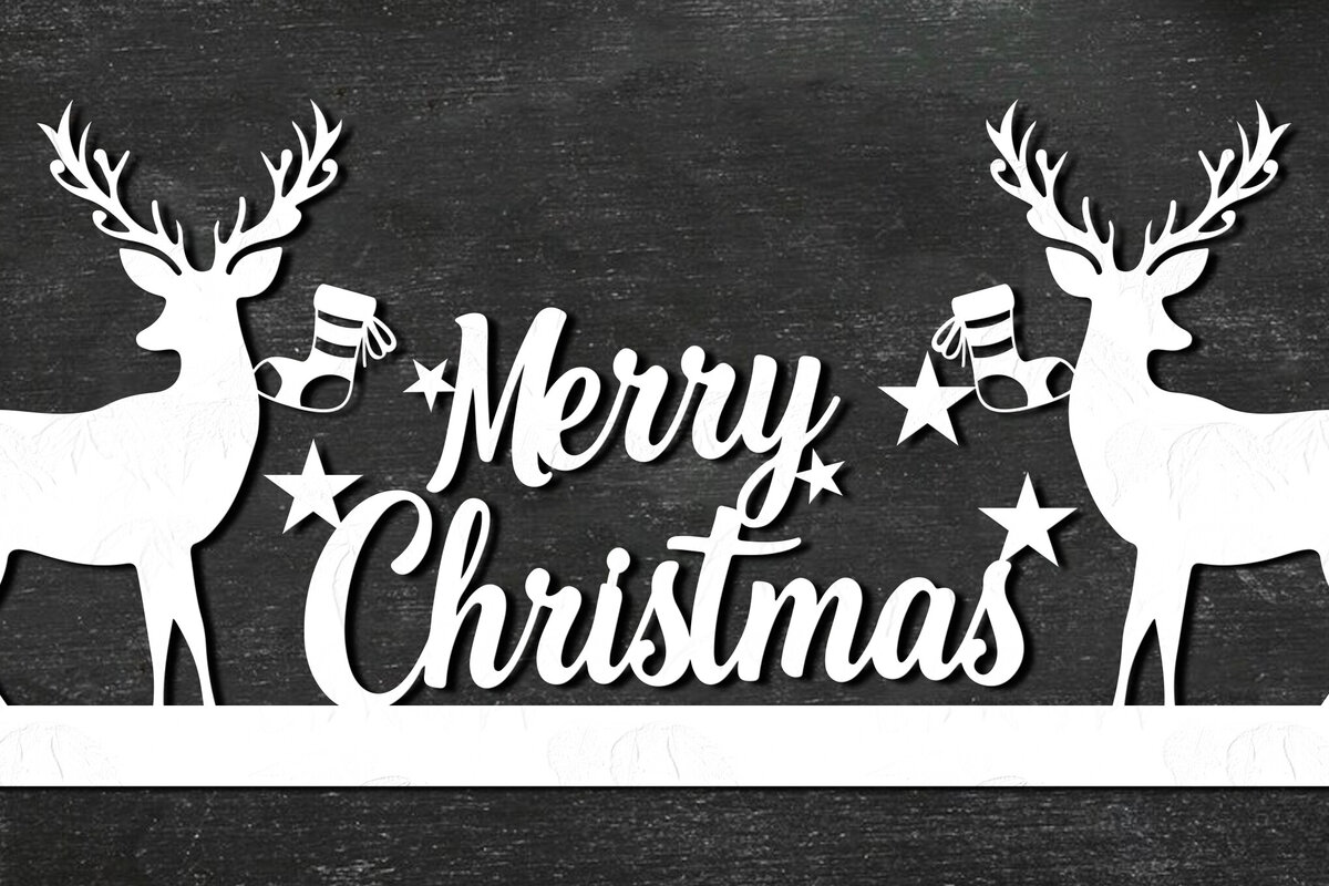 Σετ των 2 Intra απο ξύλο plywood 3mm-4mm πάχος Χριστουγεννιάτικο Σκηνικό Χαρτί Κοπή Δίασταση 15x15 cm INTRAFABR-111784215