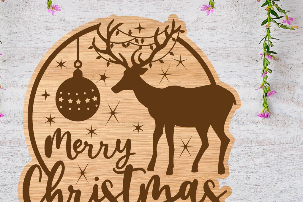 Intra απο ξύλο plywood 3mm-4mm πάχος Χριστουγεννιάτικη πινακίδα 3 | Χριστουγεννιάτικη Δίασταση 30x20 cm INTRAFABR-84716280